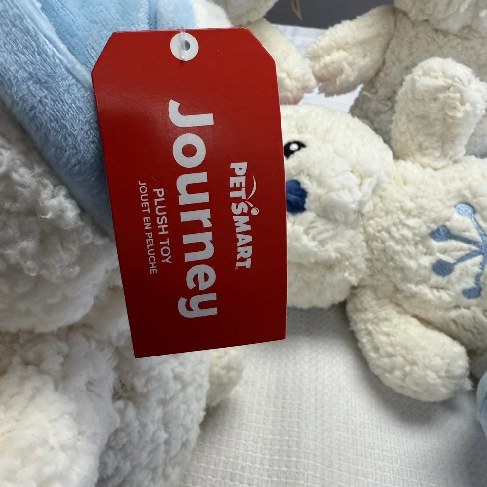 Lot‎ Of 4 2025 Petsmart Dog Toy Stuffed Journey Bear Squeaky Chew Plush 11